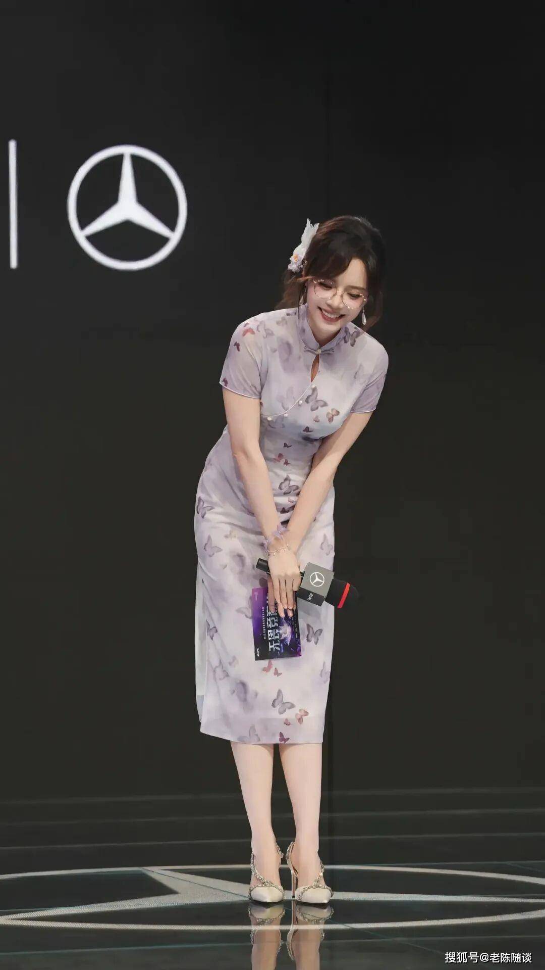 余霜,先天旗袍美体女人